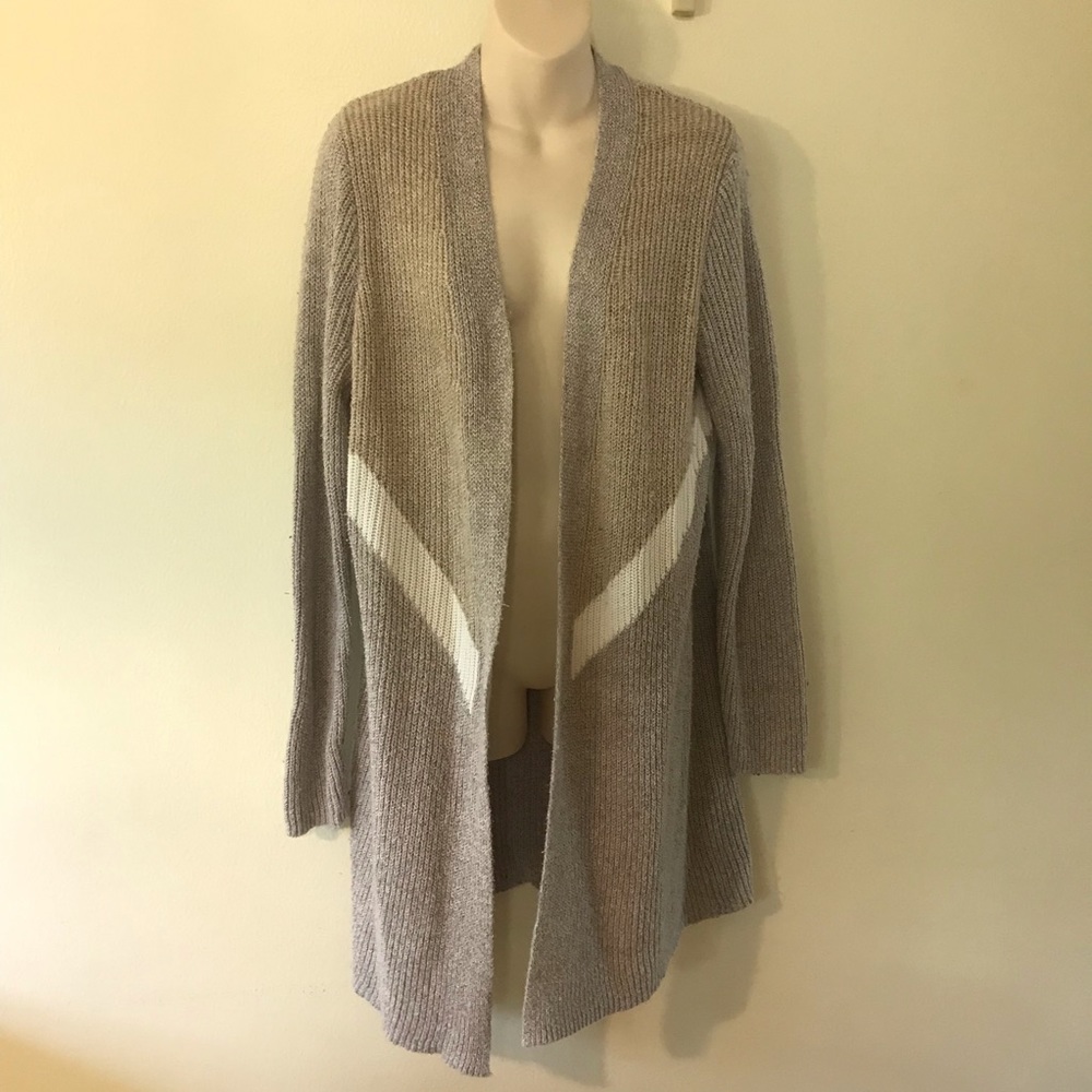 Love Ellie Chevron Colorblock Cardigan